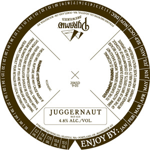 Pyramid Juggernaut Red Ale August 2016