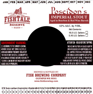 Fish Tale Ales Poseidon Double Barreled Imperial Stout August 2016