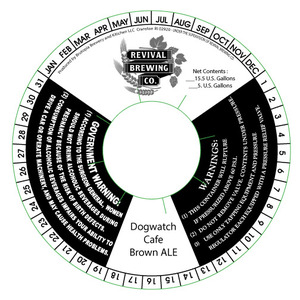 Revival Brewing Co. Dogwatch Cafe Brown Ale