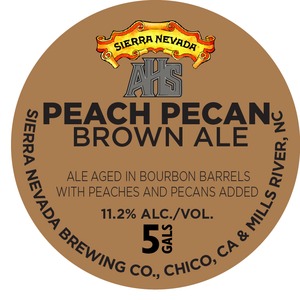 Sierra Nevada Peach Pecan Brown Ale August 2016
