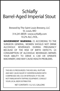 Schlafly Barrel-aged Imperial Stout August 2016