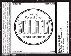 Schlafly Toatsed Coconut Stout August 2016