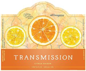 Transmission Brewed With Honey, Lemons, Oranges August 2016