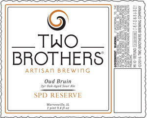 Two Brothers Brewing Company Oud Bruin