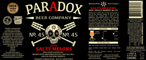 Paradox Beer Company Salty Melons