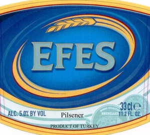 Efes Pilsener September 2016