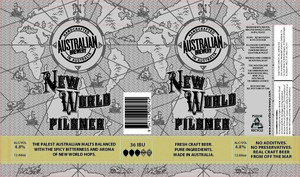 Australian Brewery New World Pilsner September 2016