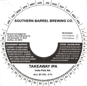 Southern Barrel Brewing Co. Takeaway IPA