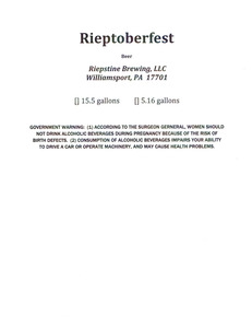 Riepstine Brewing 