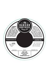 Hanson Brothers Hop Jam Festival Ale Saison