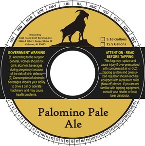 Palomino Pale Ale August 2016