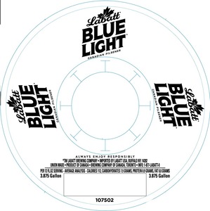 Labatt Blue Light August 2016