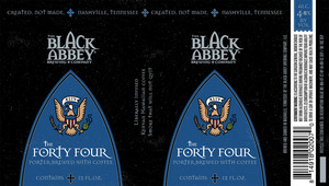The Forty Four Porter Brewed With Coffee