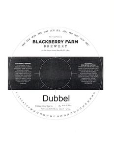 Blackberry Farm Dubbel August 2016