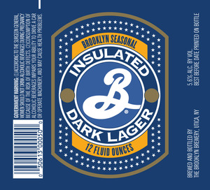 Brooklyn Insulated Dark Lager August 2016