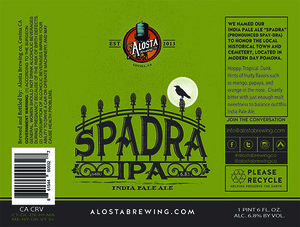 Alosta Brewing Co. Spadra IPA