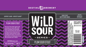 Destihl Brewery Wild Sour Series Plum Sour Stout