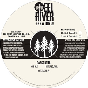 Eel River Brewing Co., Inc. Gargantua August 2016