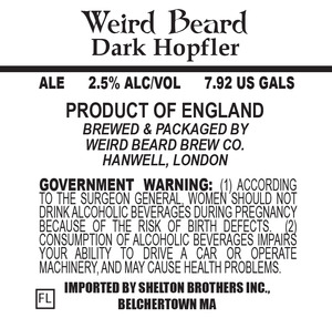 Weird Beard Dark Hopfler August 2016