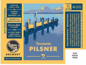 Thomas Creek Brewery Dockside Pilsner August 2016