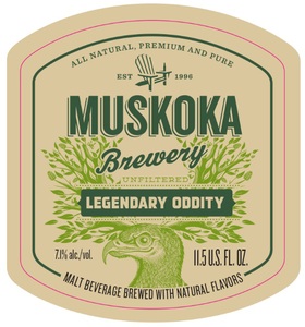 Muskoka Brewery Legendary Oddity