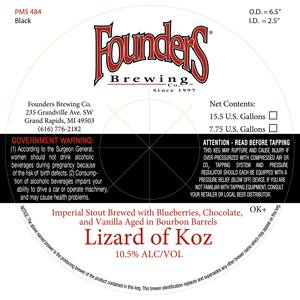 Founders Lizard Of Koz