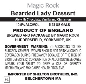 Magic Rock Bearded Lady Dessert