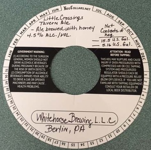Whitehorse Brewing, LLC Little Crossings Tavern Ale