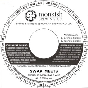 Monkish Brewing Co. Swap Meets