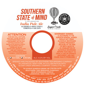 Southern Tier Brewing Company Southern State Of Mind