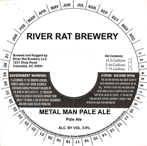 River Rat Brewery Metal Man Pale Ale