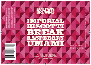 Evil Twin Brewing Imperial Biscotti Break Raspberry Umami