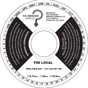 The Unknown Brewing Company The Local August 2016