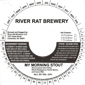 River Rat Brewery My Morning Stout