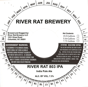River Rat Brewery River Rat 803 IPA