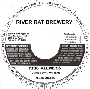 River Rat Brewery Kristallweiss August 2016