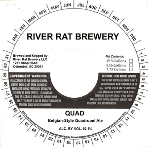 River Rat Brewery Quad August 2016