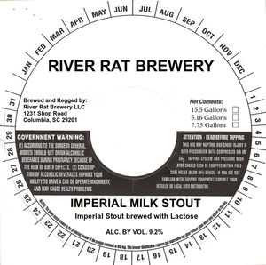 River Rat Brewery Imperial Milk Stout