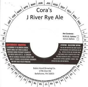 Cora's J River Rye August 2016