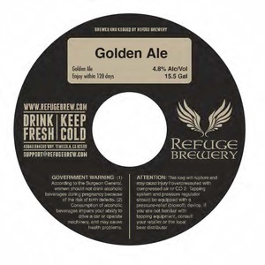 Refuge Brewery Golden Ale August 2016