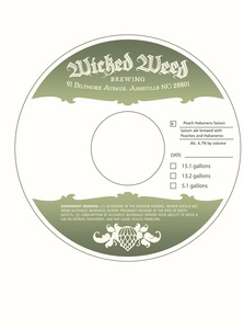 Wicked Weed Brewing Peach Habanero Saison