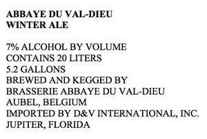 Abbaye Du Val-dieu Winter Ale