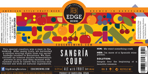 Edge Brewing Sangria Sour September 2016