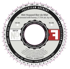 Fullsteam Brewery Wet-hopped Bier De Miel