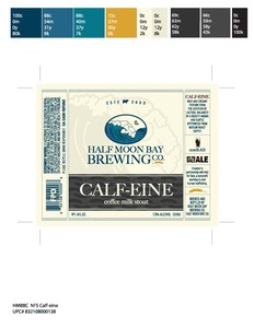 Half Moon Bay Brewing Company Calf-eine Coffee Milk Stout