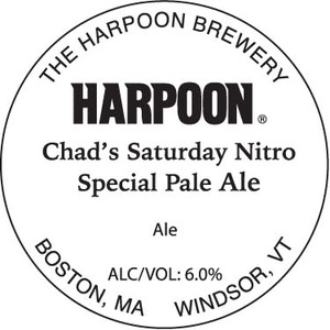 Harpoon Chad's Saturday Nitro Special August 2016