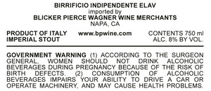 Birrificio Indipendente Elav Dark Metal September 2016