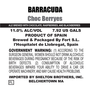 Barracuda Choc Berryes August 2016