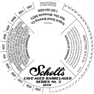 Schell's Caved-aged Barrel-aged Series No. 3 August 2016