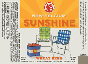 New Belgium Brewing Sunshine